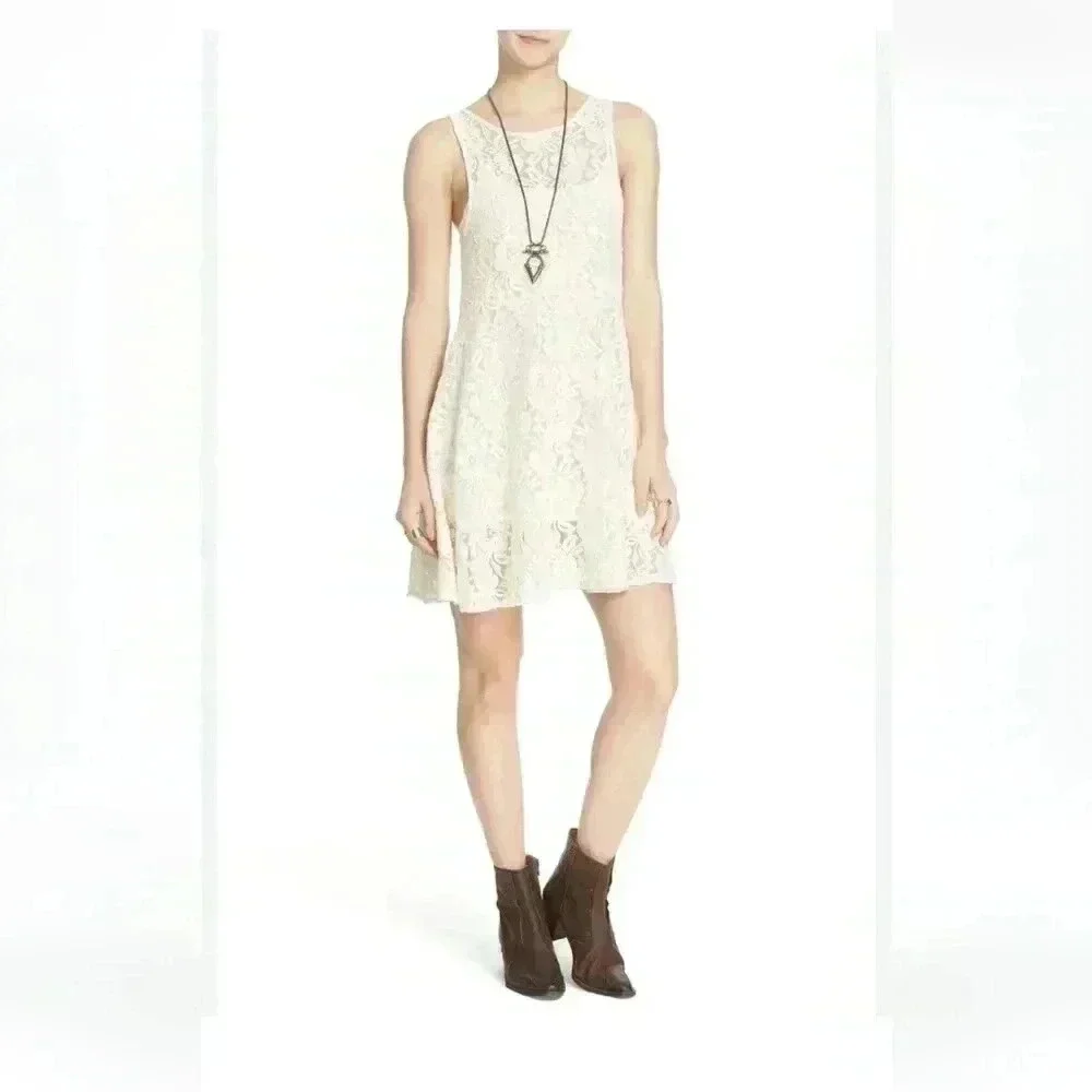 Free People Dresses Free People Miles Of Lace Dress